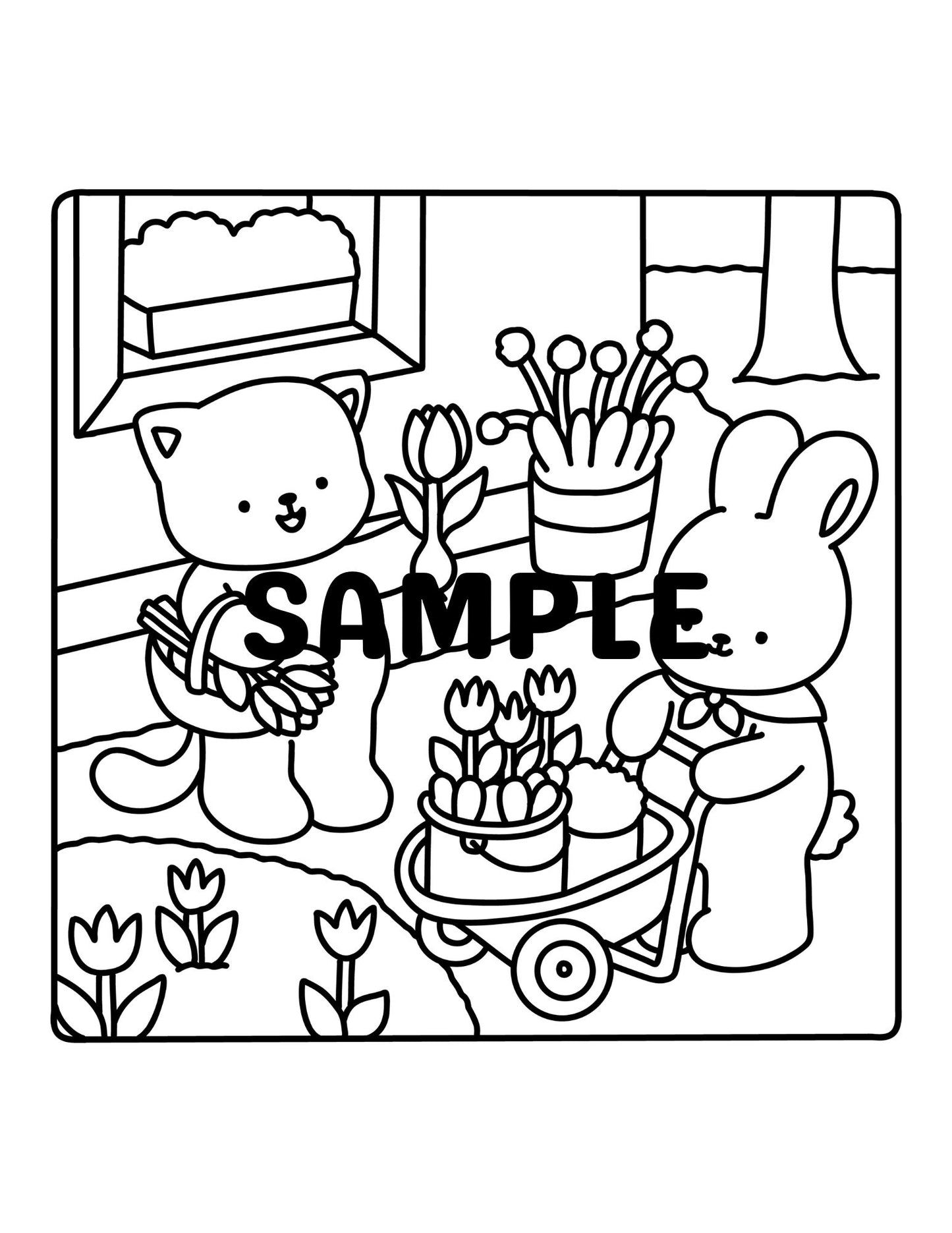Fuzzy Friends - Print Yourself