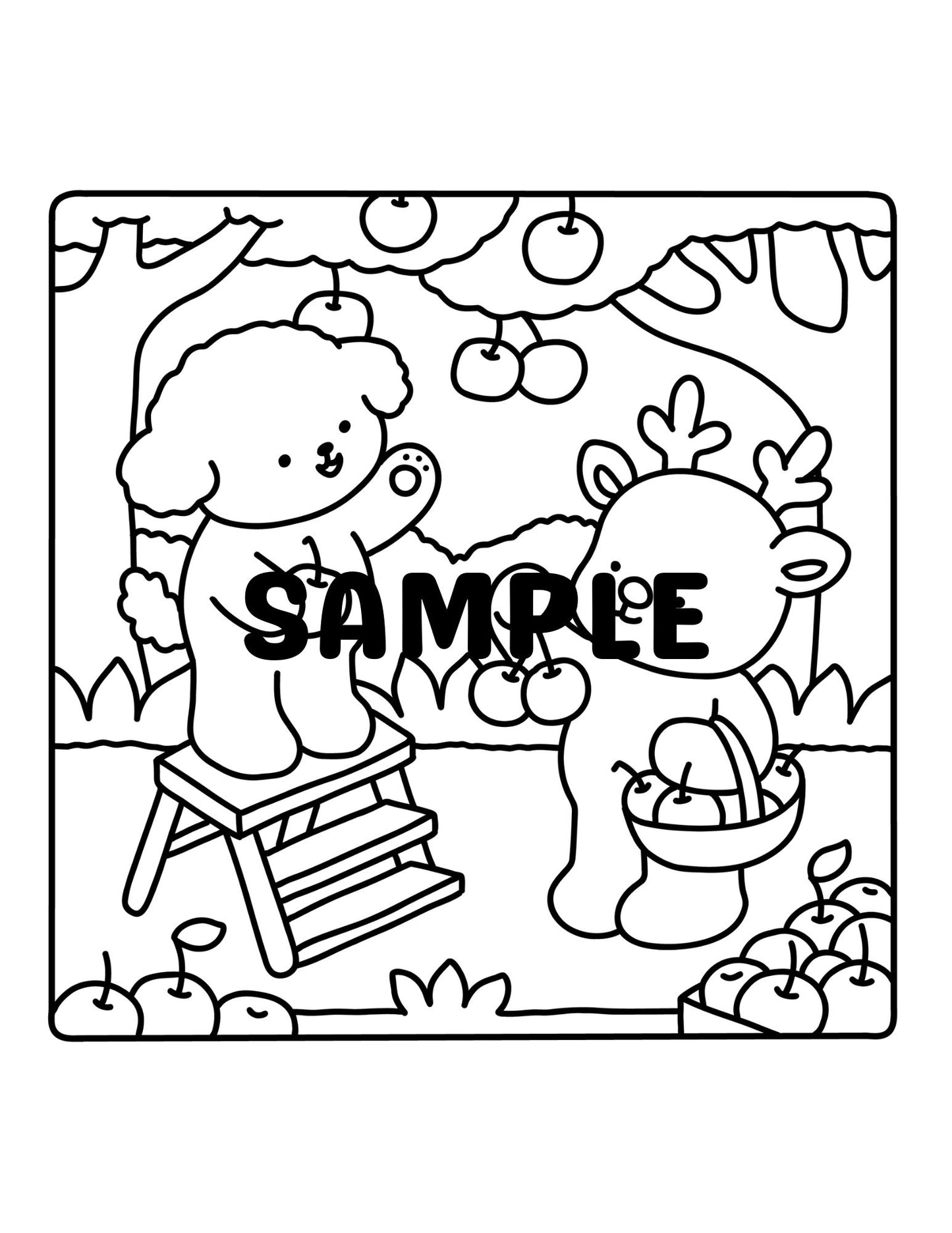 Fuzzy Friends - Print Yourself