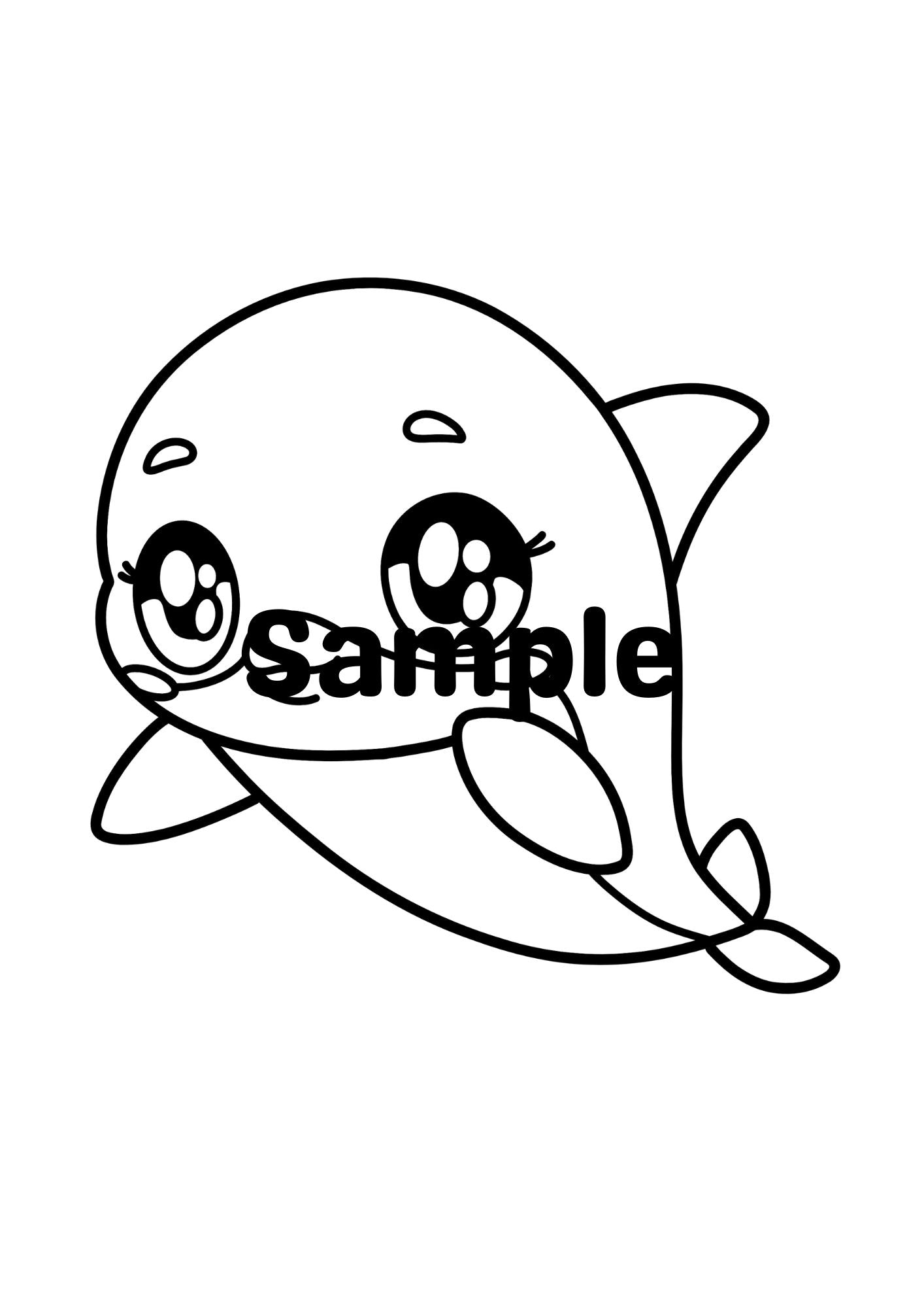 Sea Animals 1 - Print Yourself