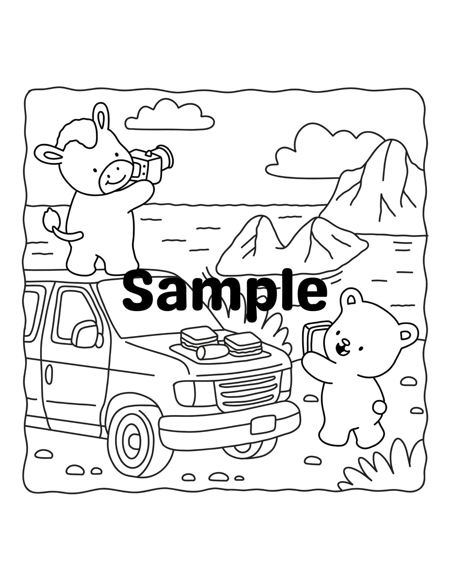 Friends on a Trip - Print Yourself