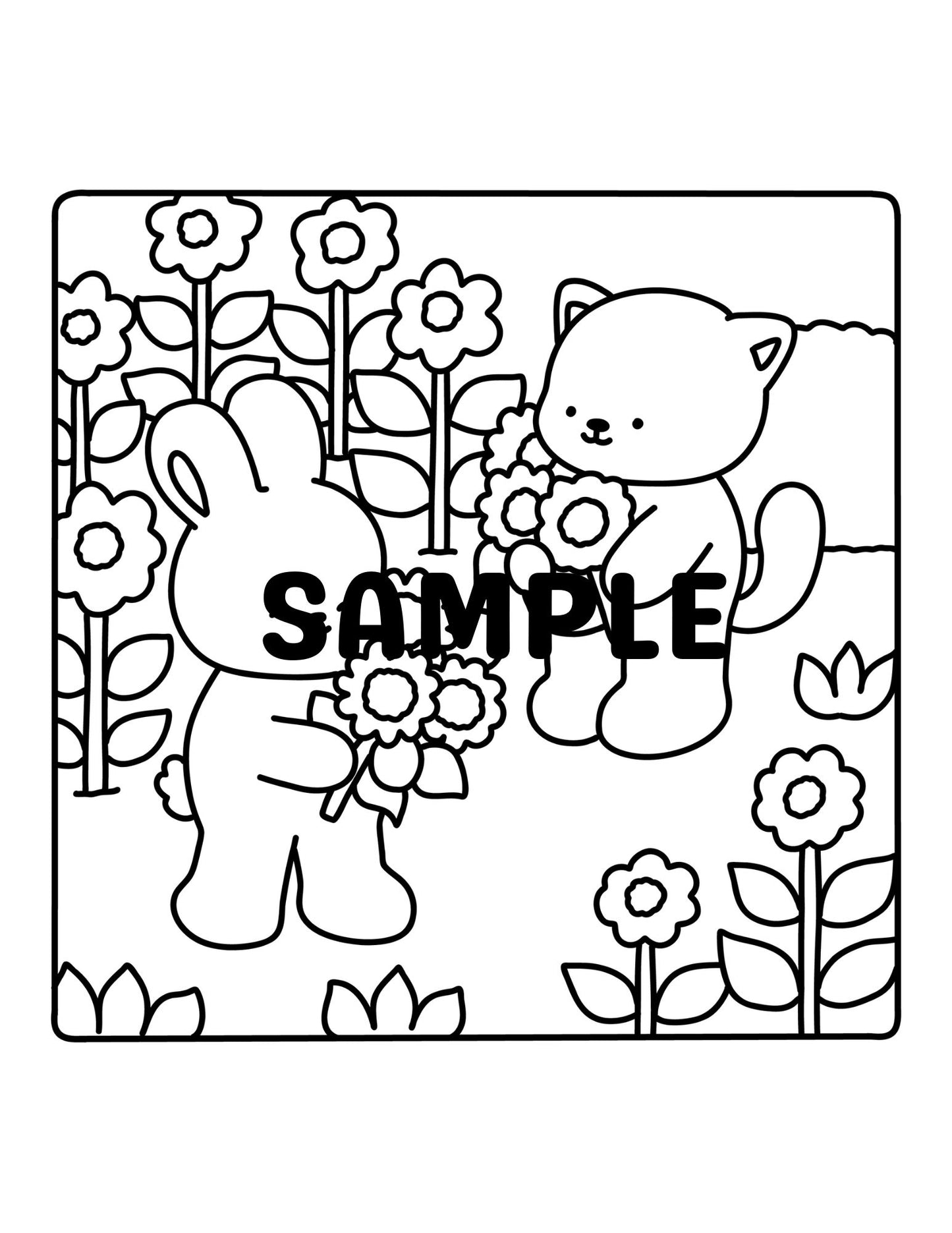 Friends in the Garden - Print Yourself
