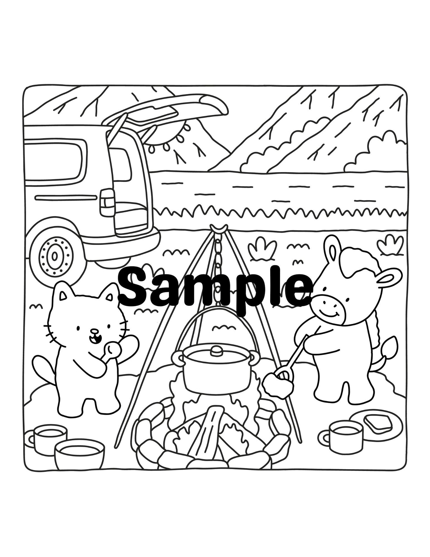 Friends on a Trip - Print Yourself