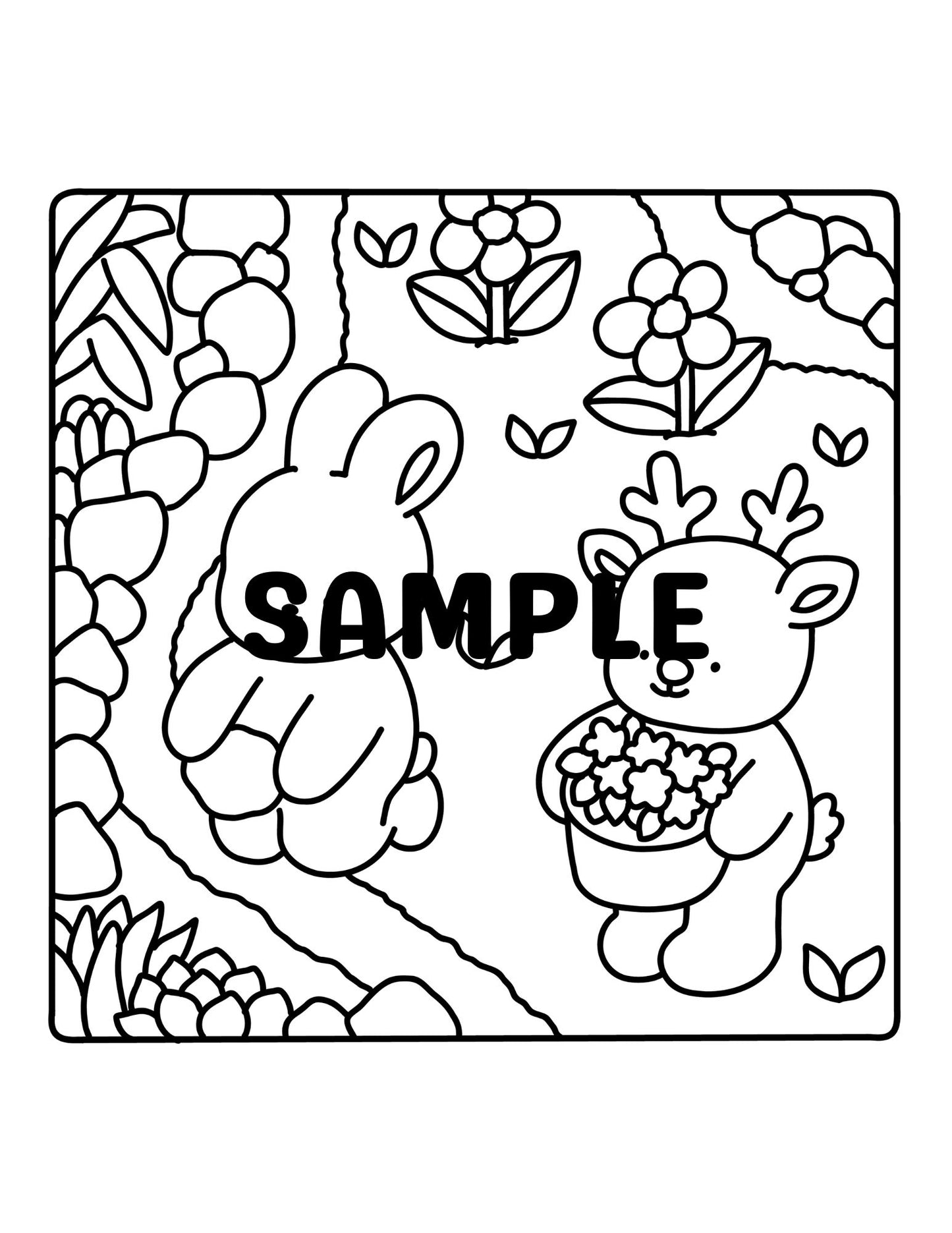 Fuzzy Friends - Print Yourself