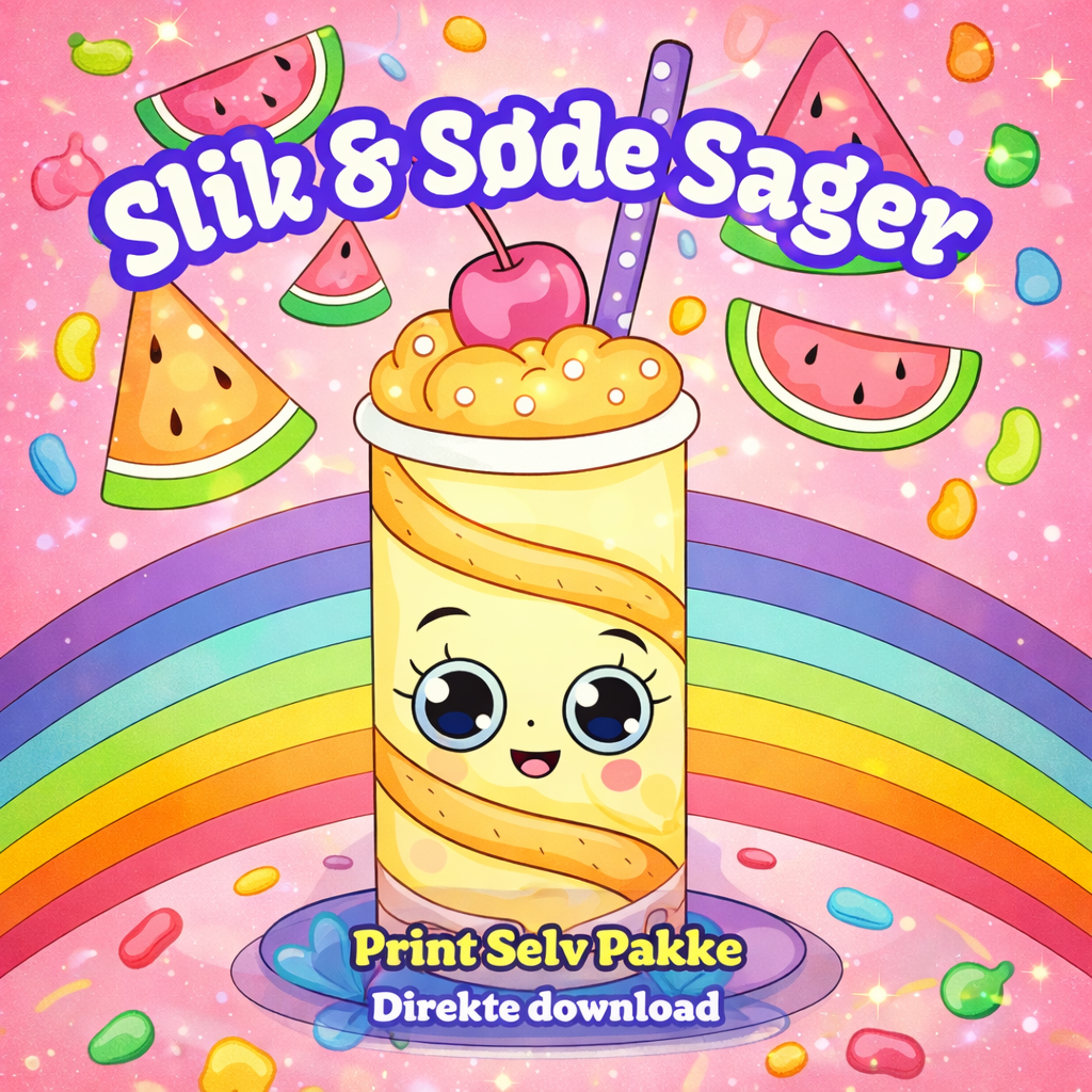 Slik & Søde Sager - Print Selv