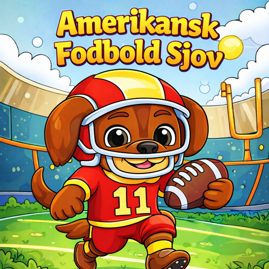 Amerikansk Fodbold Sjov - Print Selv Hygge pakke