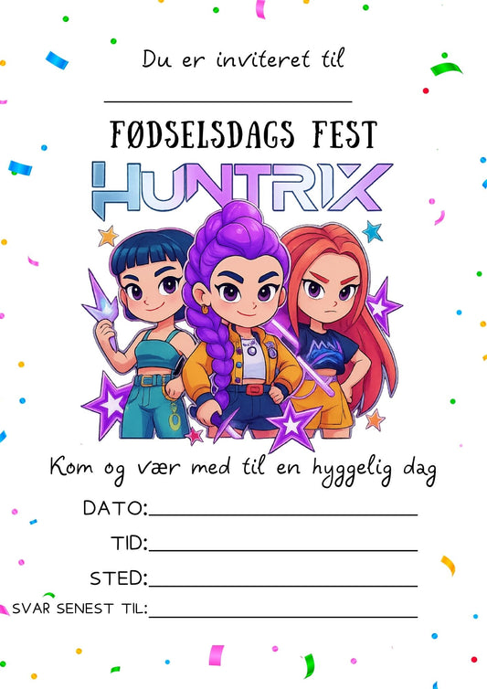 Demon Hunter 2 - Fødselsdags invitation