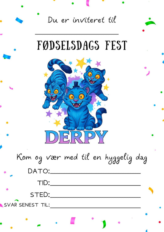 Demon Hunter Derpy - Fødselsdags invitation
