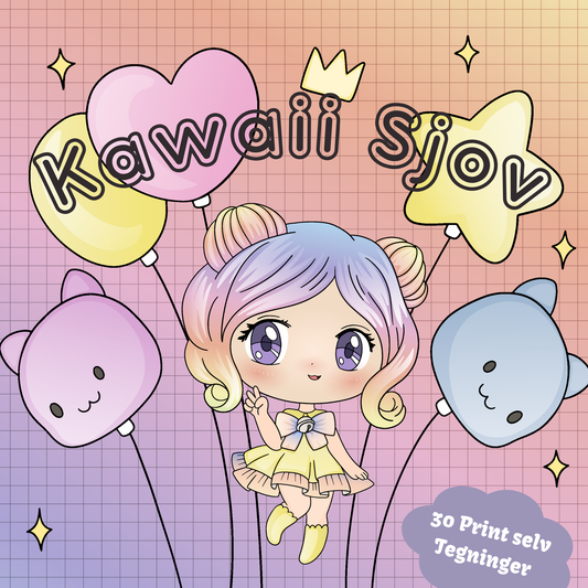 Kawaii Sjov - Print Selv Tegninger